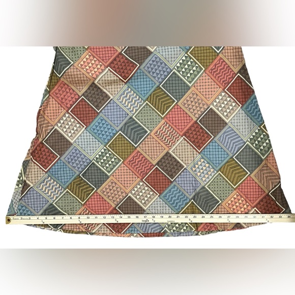 Peruvian‎ Connection Women’s Size 6 Patch / Aztec A Line Earth Tones Dress - Picture 6 of 8